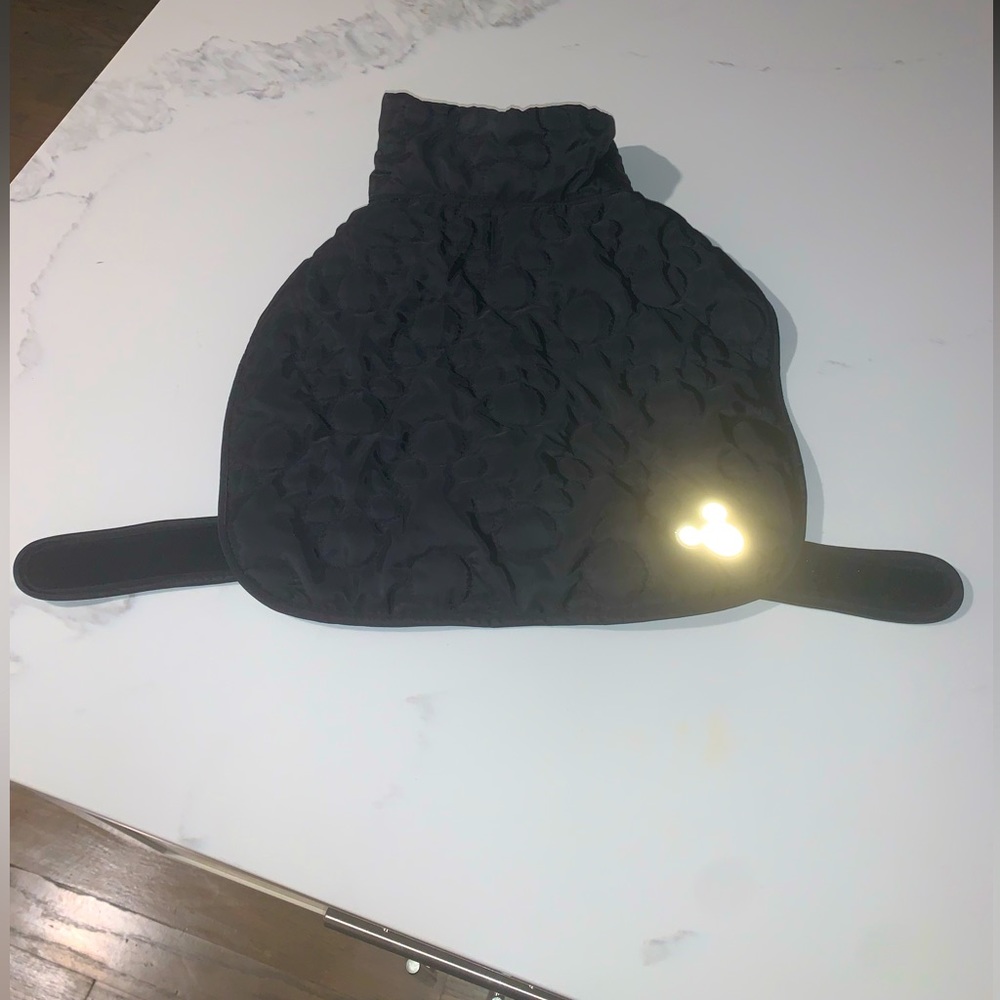 H&M Fleece Lined Quilted Dog Jacket Coat Disney Mickey Mouse .